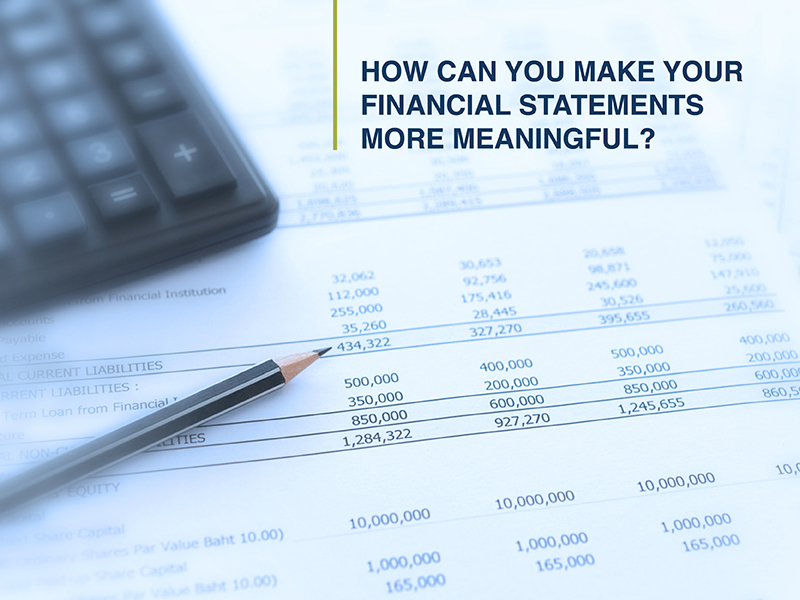 Make your nonprofit financial statements more meaningful with these 4 changes…