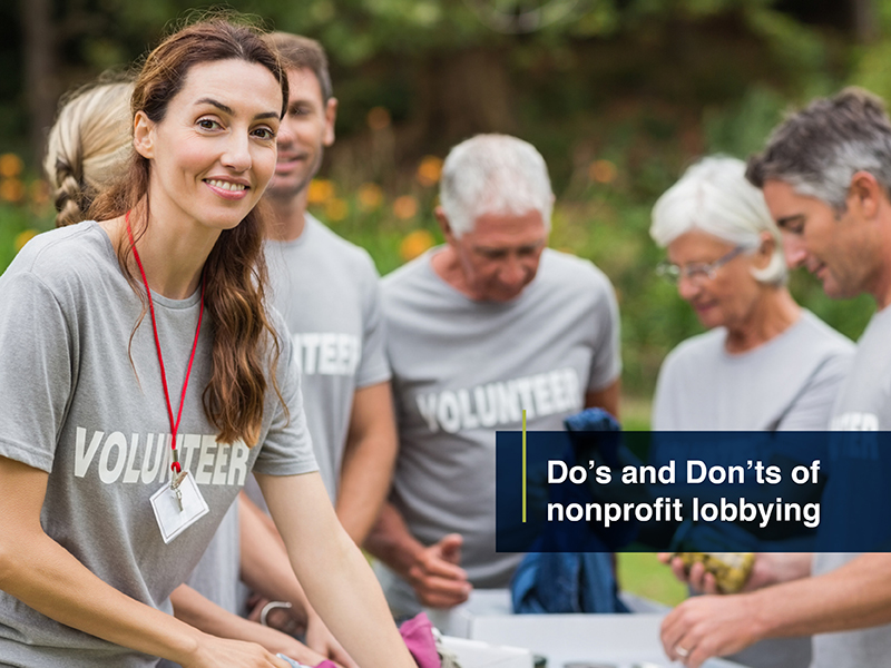 Nonprofit lobbying: Do’s and Don’ts for public charities